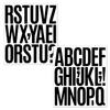 3-inch Letter Sticker DIY English Decorative Mailbox Car Pull Flag Waterproof Creative Digital Letter Sticker