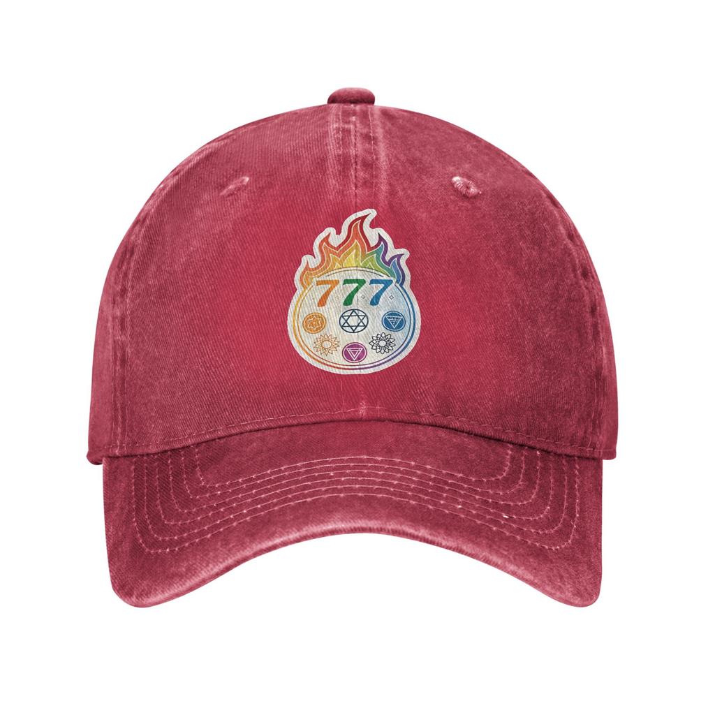 Lucky number witch chakra Baseball Cap Unisex Hats Women Visor Protection Snapback Lucky Caps