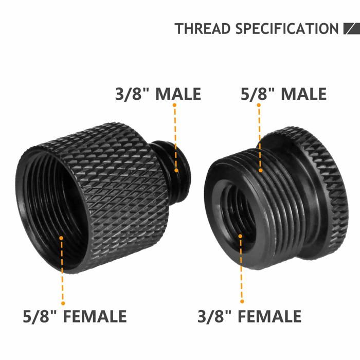 Bague - vis pour trepied - monopod Frgyee - Adapter3-8