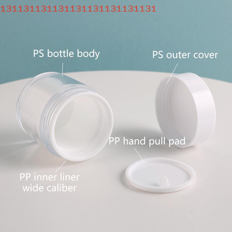 20/30/50g Refillable Cosmetic Cream Jar Lotion Body Butter Makeup Containers Round Travel Face Cream Lotion Refill Bottle Empty