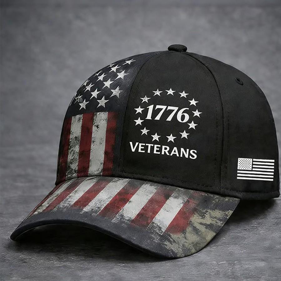 D Print Independence Day Commemorative Sunshade Baseball Cap Outdoor Cap Non-embroidered