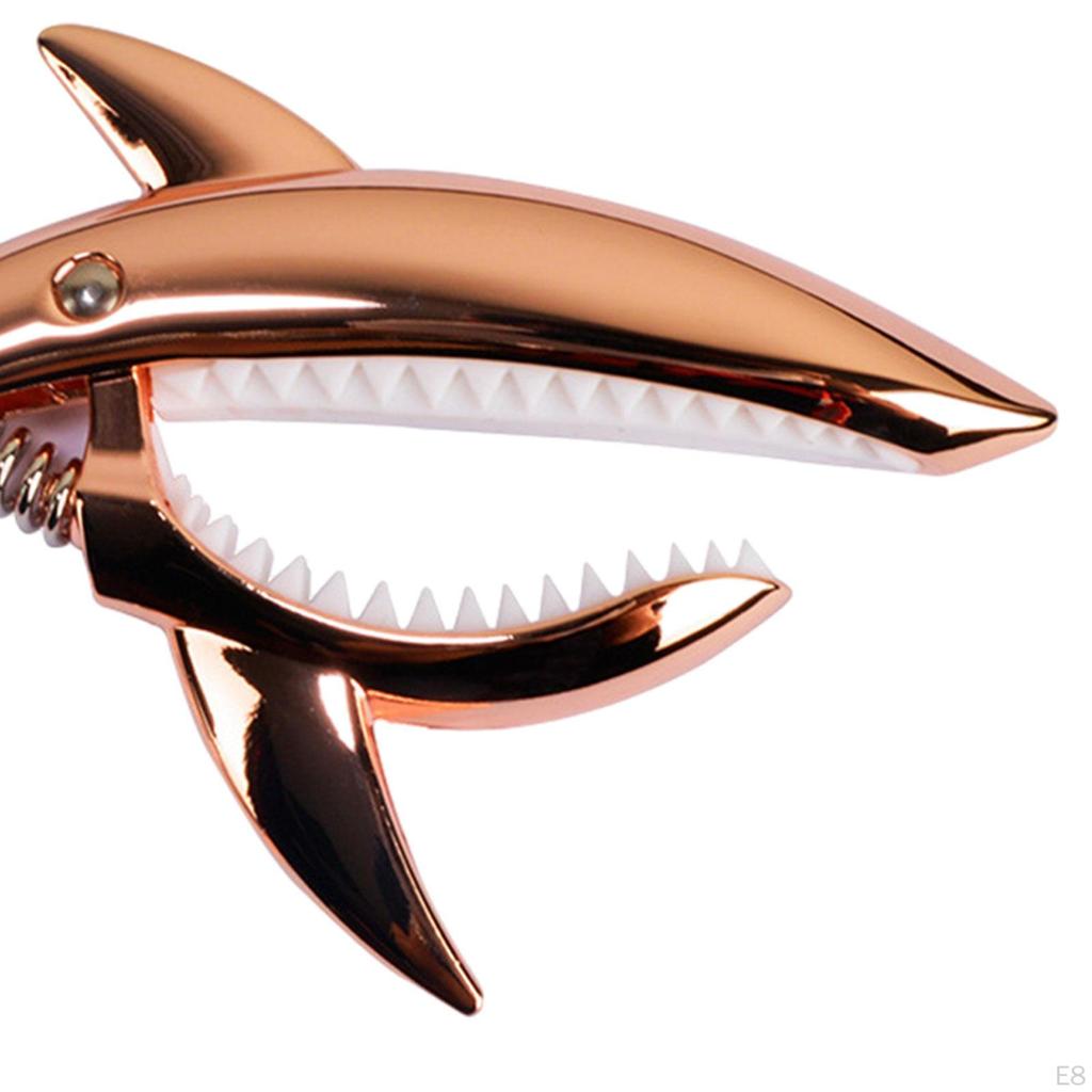 Guitar Capo Cute Shaped with Storage Pouch Zinc Alloy Tone Clip Spring for Acoustic Bass