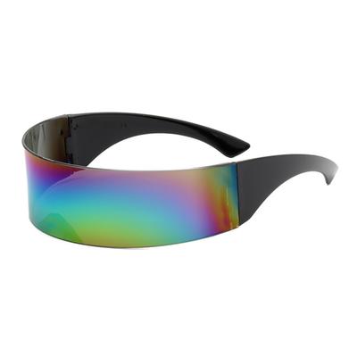 New Glasses Sunglasses Cycling Glasses Headband Glasses Large Mirror Fashion Party Cool Multiple Colour