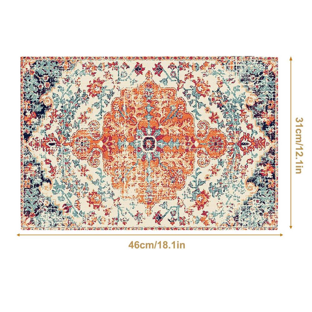 Matplatsmatta för småbarn 4X Söta djur Småbarnsplacematter Matningsmatta Småbarnsbordsmatta Babymatmatta För hem och resa