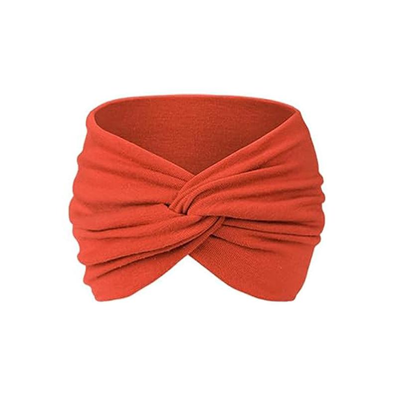 Bohemian Wide Yoga Sports Headbands for Women, Elastic Workout Hairbands & Fitness Hair Accessories