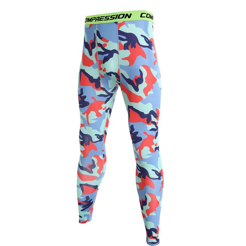 OEING Men's Quick-Dry Sports Compression Tights