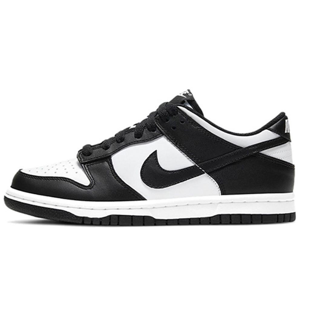 Nike Dunk Low Top Skateboard Shoes Unisex Black White Purple CW1590-100(Team-)-Random Packaging Bags