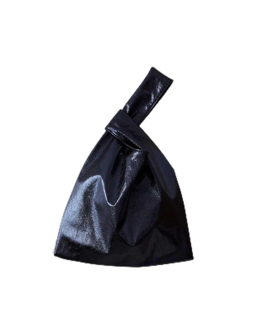 EFOLE Tragetasche, Kunstleder, Einhenkel, Markttasche, Damen, Schwarz