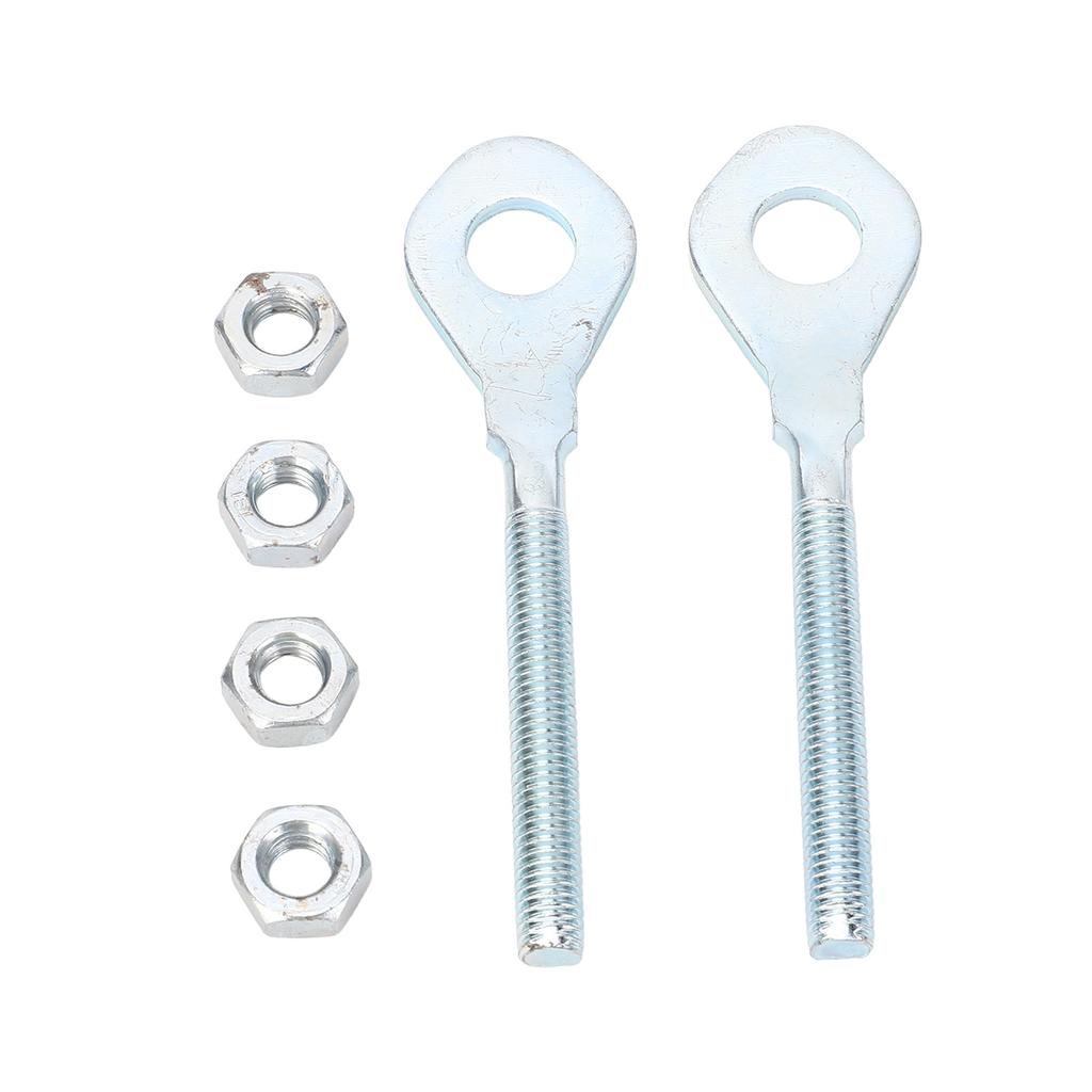 2PCS Chain Adjuster Stainless Steel Rustproof Long Lifespan for ATV 50 70 90 110 125 250cc Dirt Bike