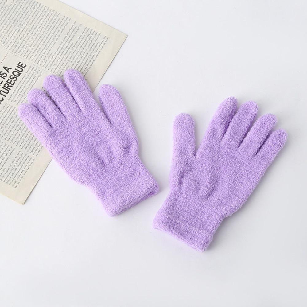 Gants Épais et Fourrés Résistants au Froid Gants Cinq Doigts Gants Tendance en Velours de Vison Hiver