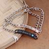His Beauty Her Beast Lettering Link Bracelet for Women Black Rose Gold Couple Jewelry for Lovers Wife Boyfriend