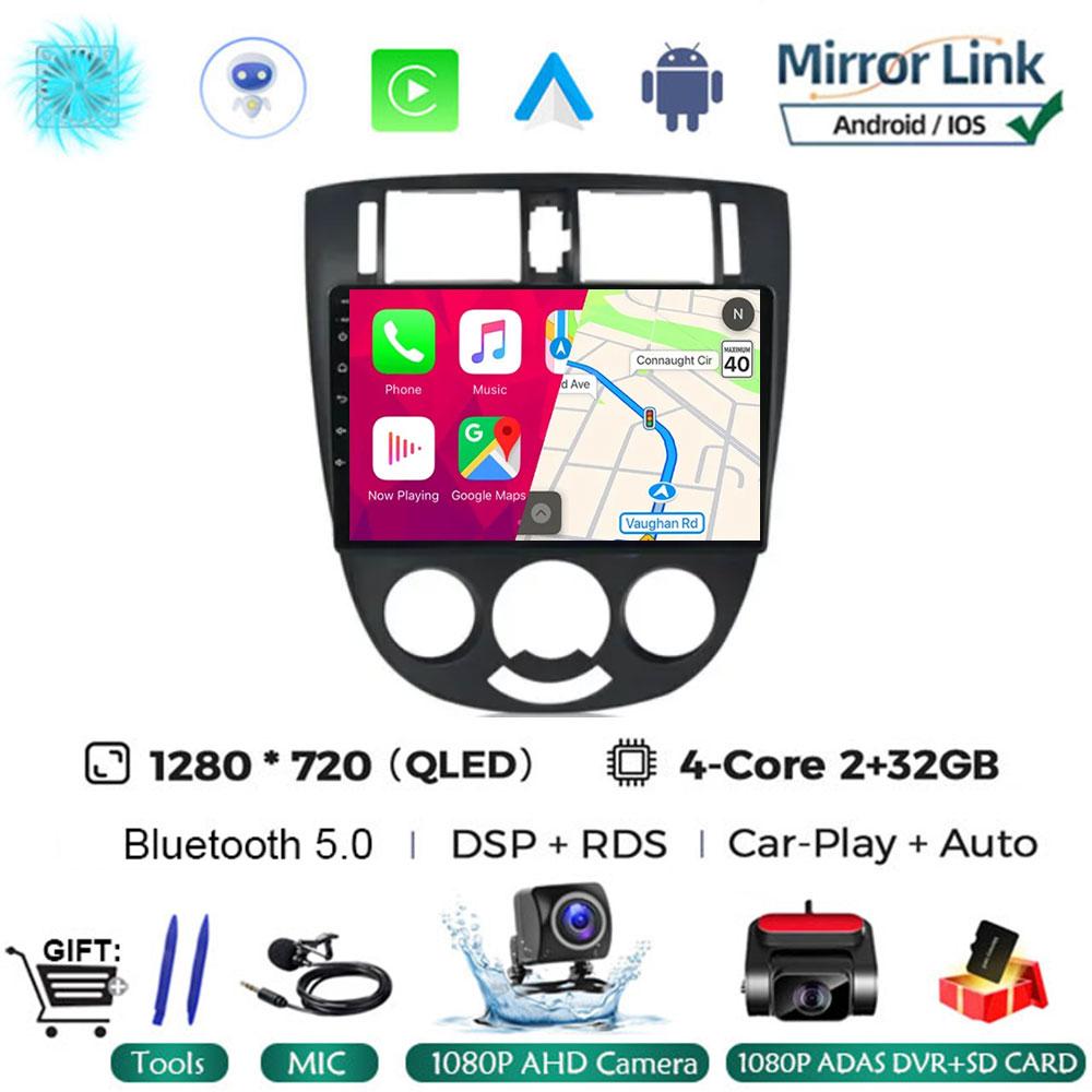 For Chevrolet Lacetti J200 For Buick Excelle Hrv For Daewoo Gent Android 14 Radio GPS Navigation Stereo Multimedia Player 2din