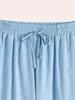 2024 Women's Cotton Linen Pants Summer Loose Trousers Female Vintage Ankle-Length Wide Leg Trousers Fashion Office Ladies Bottom