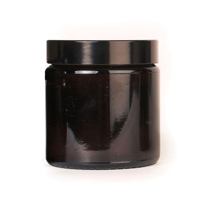 Pot en verre Ambré - Pommadier - 120 ml