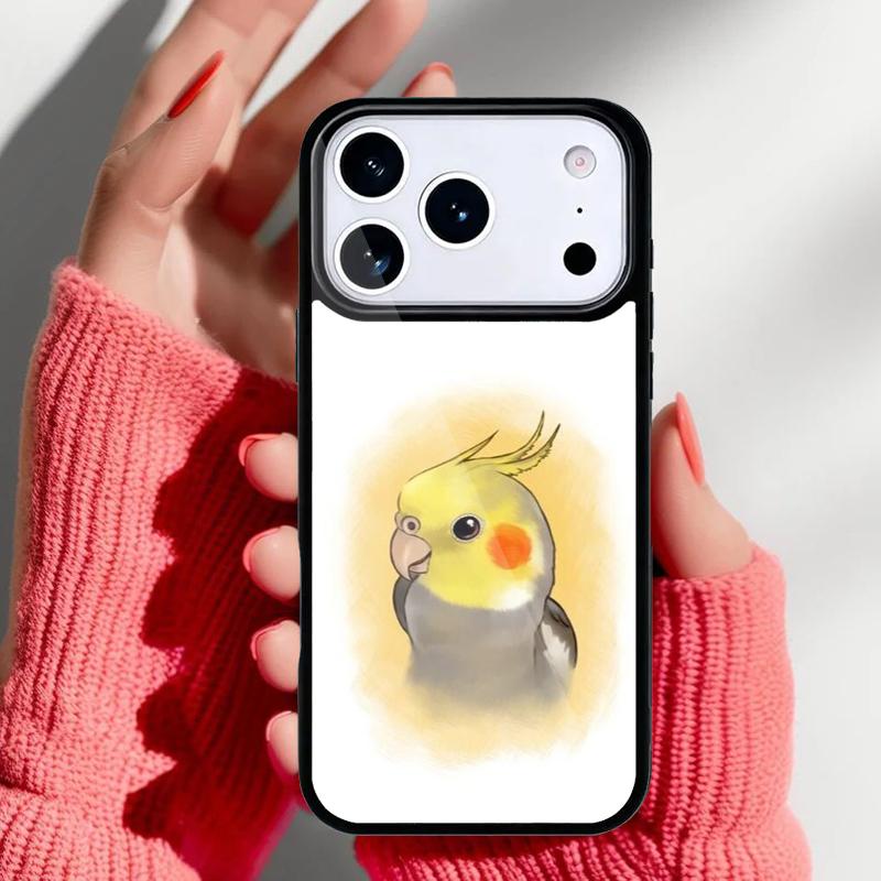 Parrot Bird Phone Case for iPhone 17 Air 16e 15 14 13 Pro Max Back Cover for 12 11 Pro Coque