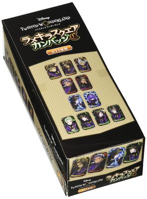 Disney Twisted Wonderland Glitter Square Can Badge C BOX Product