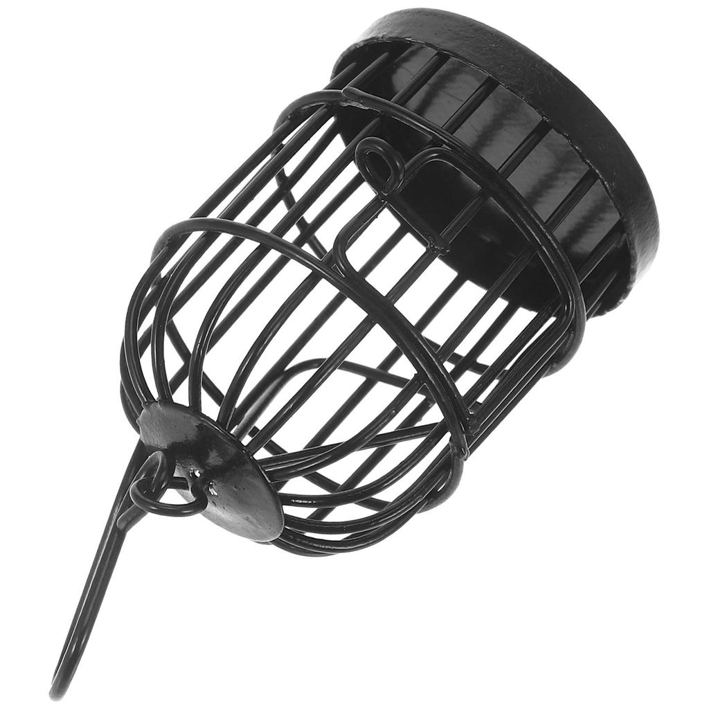 Miniature Iron Birdcage Vintage Hanging Decoration Compact Small Birdcage for Bonsai Micro Landscape Garden Ornament