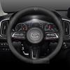 AAGE1 Pentru 3 5 6 SKYACTIV Axela Atenza CX30 CX5 CX8 CX9 MX5 RX8 RX7 BT50 Fibra de carbon Piele Accesorii Capac Volan Auto