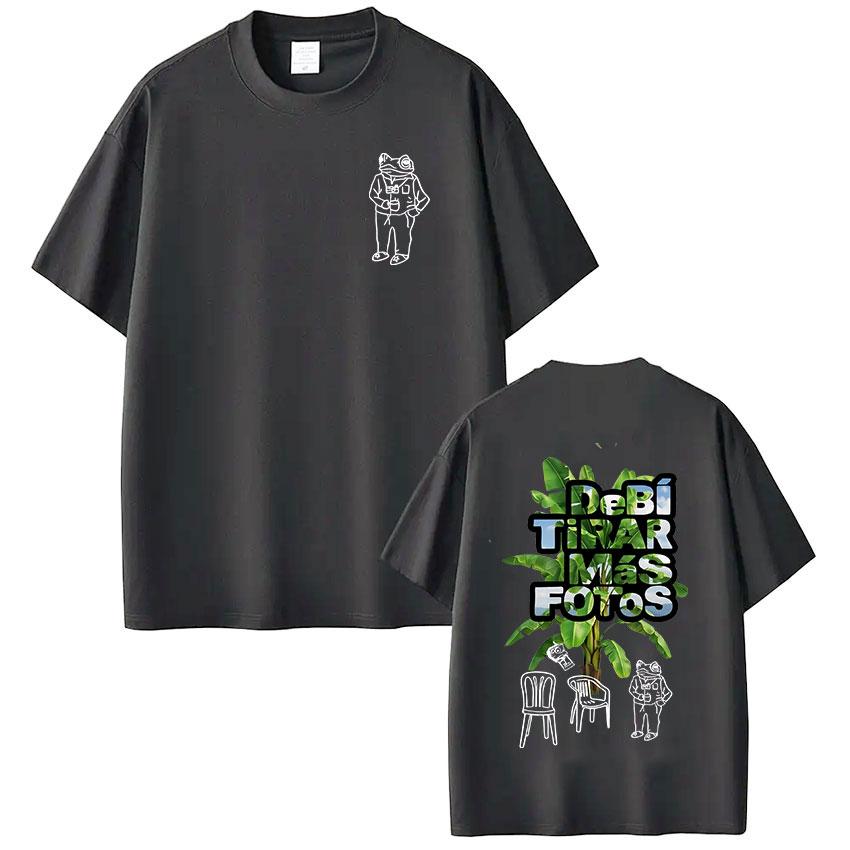 Rapper Bad Bunny T Shirts Debi Tirar Mas Fotos DTMF Tshirts Unisex Women Clothing Fashion 100 Cotton Oversized Tshirt Streetwear