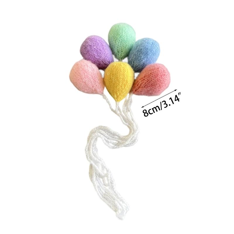 Newborn Photo Posing Props Knit Balloon Photography Props Baby Photo Props Cute Photo Posing Gear Infant Photo Backdrop
