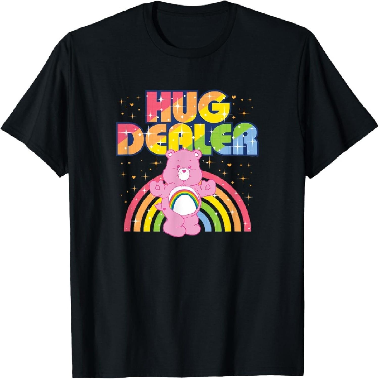 Care Bears Hug Dealer Rainbow Retro Cartoon T-Shirt XXXXXL разноцветный