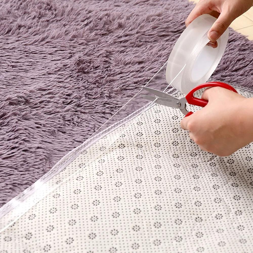 Nano Double Sided Tape Super Strong Adhesive Transparent Reusable Waterproof Heat Resistant Removable for Kitchen Bathroom Home