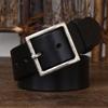 4.3CM Thickening Pure Cowhide High Quality Genuine Leather Belts for Men Brand Strap Male Copper Buckle Jeans Cowboy Luxury