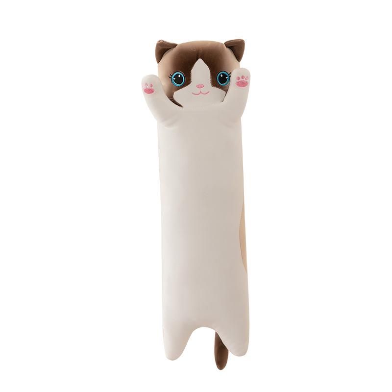 Cat Island Plush Pillow Toy - Long Cat Doll Sleep Companion & Birthday Gift