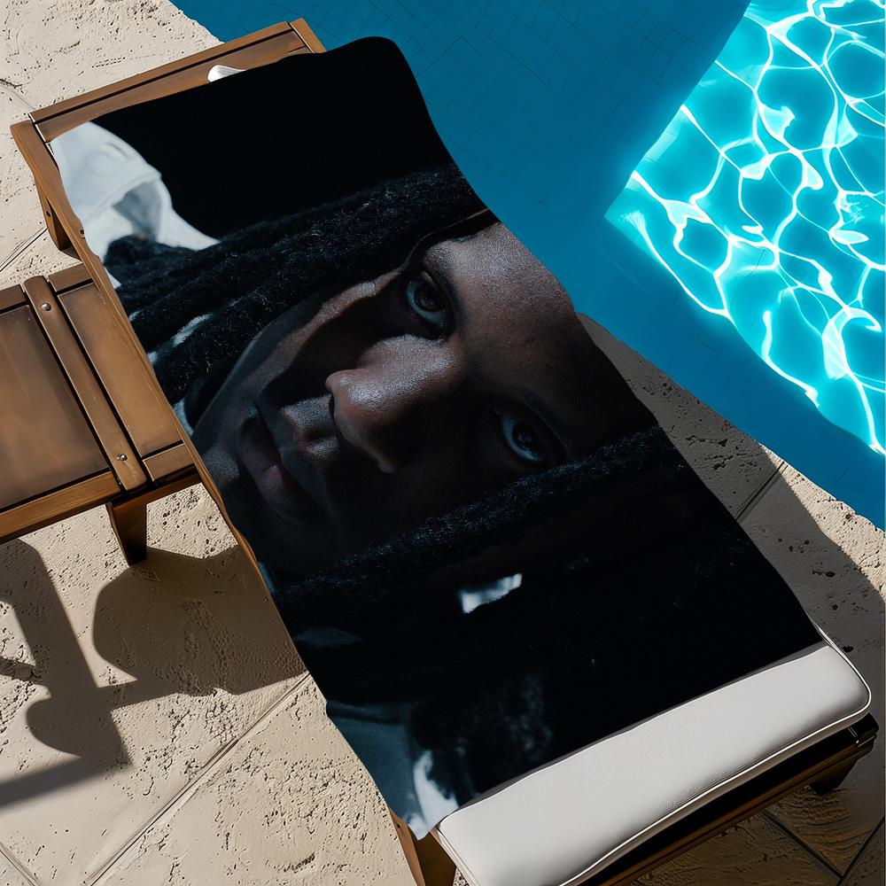 

Towel Beach Bath Quick-Drying Lightweight Portable Durk Deep Sauna Camping Swim Thoughts Pool Lil Travel W30*H60(CM)
