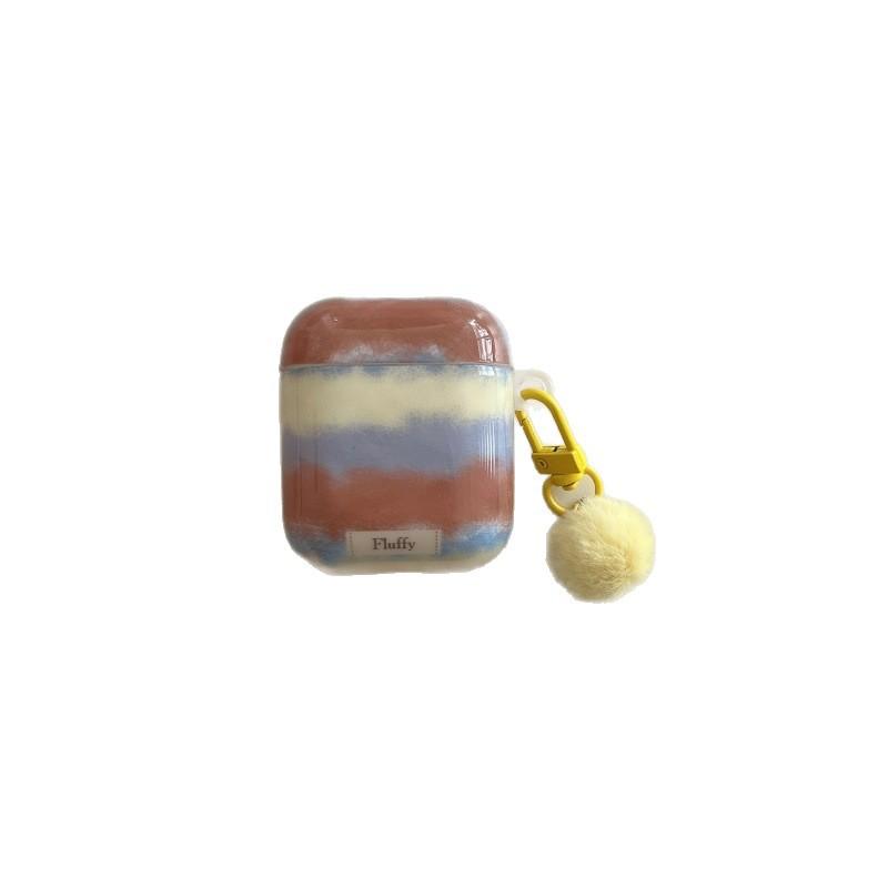 Autumn and winter contrasting color irregular stripes for AirPods 1 /1 generation Bluetooth wireless Pro1 generation/new 1st generation earphone case
