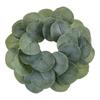Rose Pillar Candle Holder Exquisite Eucalyptus Leaf Candlestick Wreath Candle Holder  Party