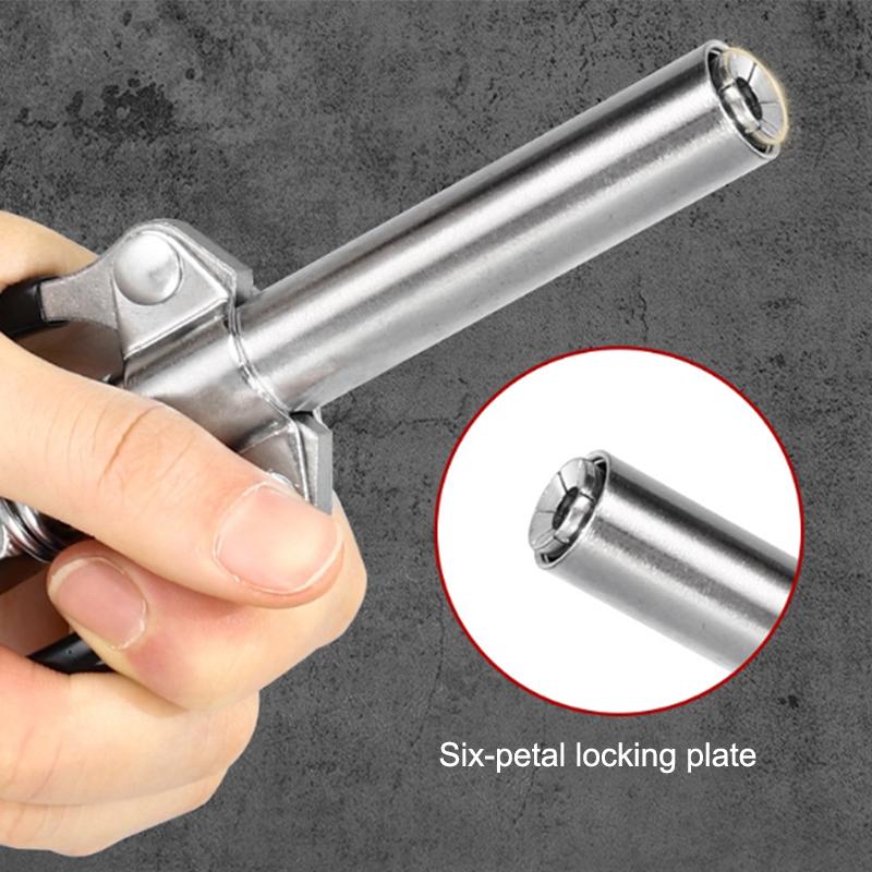 Grease Coupler 10000 Psi Npti/8 Oil Pump Quick Release Grease Tip Tool Car Syringe Lubricant Tip Grease Nozzle For Repair