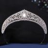 2026 European and American Alloy Bridal Crown, Inlaid with 3A Zircon Princess Crown Full of Diamonds Exquisite Wedding Headgear Accessories