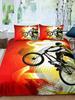 2026 NEW Bicycle Duvet Cover Set Microfiber Mountain Bike Comforter Cover Sport Game Tie Dye Pattern King Size Twin Bedding Set
