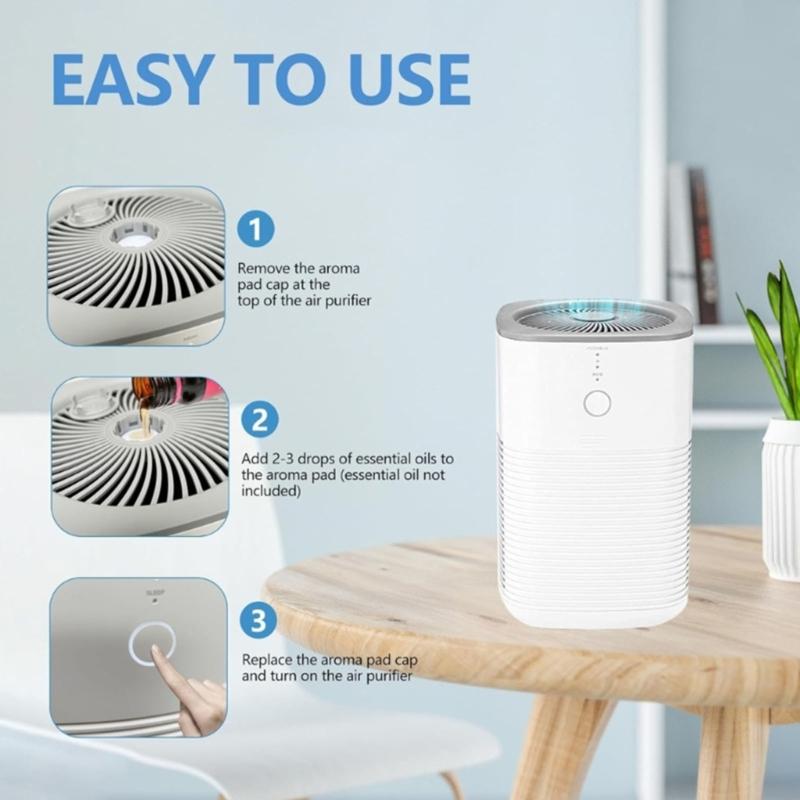 Miniature Filter with Aromas Pads for Core Air Purifiers Aromatherapys Spacer Air Cleaner Replacement Accessories