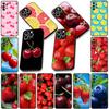 Cover for Motorola Moto Edge 70 60 Fusion NEO Pro G Stylus G56 G96 G52 G04 G05 20 Phone Case Cherry Strawberry fruit Avocado