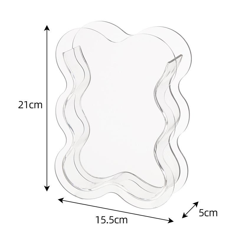 Modern Vase Transparent Colorful Creative Geometric Vase for Flowers Centerpiece Small Fish Tank Home Office Table Decor