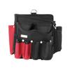 Kiyo KH Ultra-Density Wave Fixed Pocket Bag, Small, Black/Scarlet, 3000ZKR
