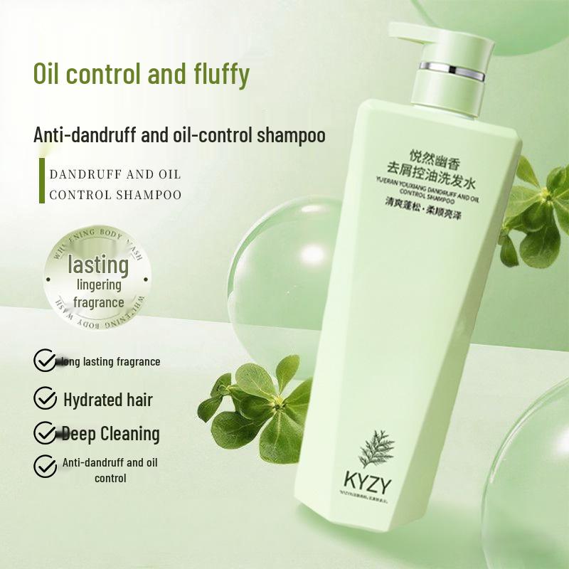 Yueran Youxiang 850ml Anti-Dandruff Barber Shampoo - Refreshing, Volumizing, Oil Control Formula