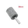 5Pcs 6mm 1/4" Shank Grinding Head 20/25/30/40/50mm For Rotary Drill Grinder Polishing Wheel Grey Abrasive Tool Sharpening Head