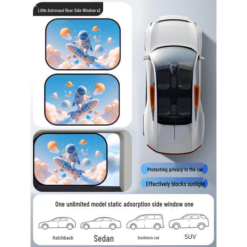 Magnetic Car Window Sunshade: UV Protection & Heat Insulation Curtains