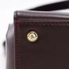 GOLD PFEIL 2WAYShoulder Handbag One Handle Bordeaux Calfskin Women Used
