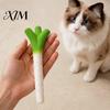 Interactive Cat Toys for Indoor Cats Silicone Scallion Toy, Kitten Chew Toy with Silver Vine And Crinkle Creative Teaser Pets Paper, Teeth