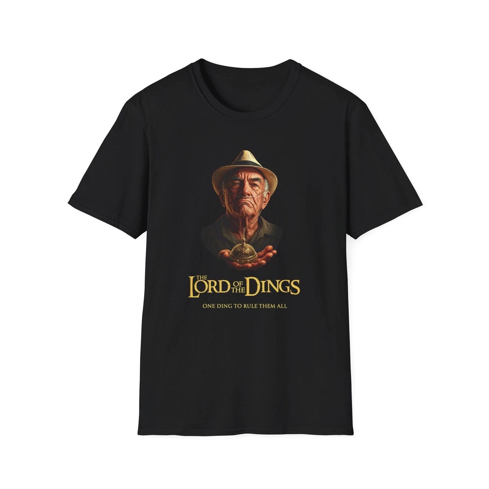 Breaking Bad Hector Salamanca Bell Parody Black T-Shirt Lord of the Dings XL