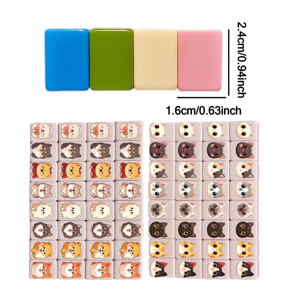 

Classic Mah Jongg Toy Flag Pattern Games Blocks Tiles Mahjong Game set for Men Women Girls Youth Teens Wife Husband Son Daughter
