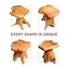 Coffee Table made of Solid Fir, Fir Flower Stand, Solid Wood Footstool, Irregular Shape