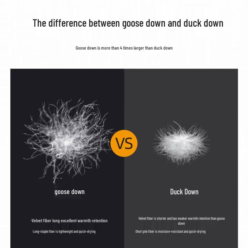 XueZhongFei Men's Lightweight Warm Winter Down Pants