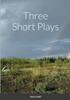 Kniha Three Short Plays