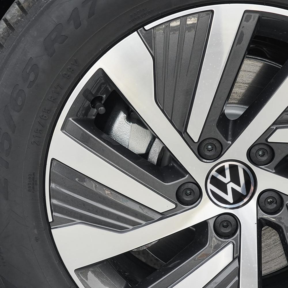 70/80/90/100/120mm 4pcs/set 3D Car Wheel Center Hub Caps Sticker Auto Cover for Volkswagen VW R GTI Lavida 4MOTION Rline Tiguan