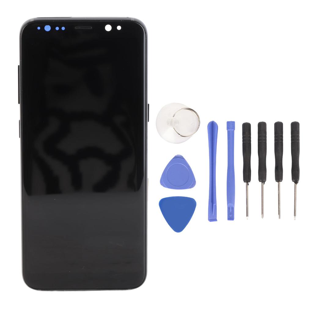 Phone Screen Replacement Organic Light Emitting Diode 5.8in Touch LCD Digitizer Replacement for Galaxy S8 G950 SM‑G950F